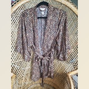 La Senza Cheetah Print Robe